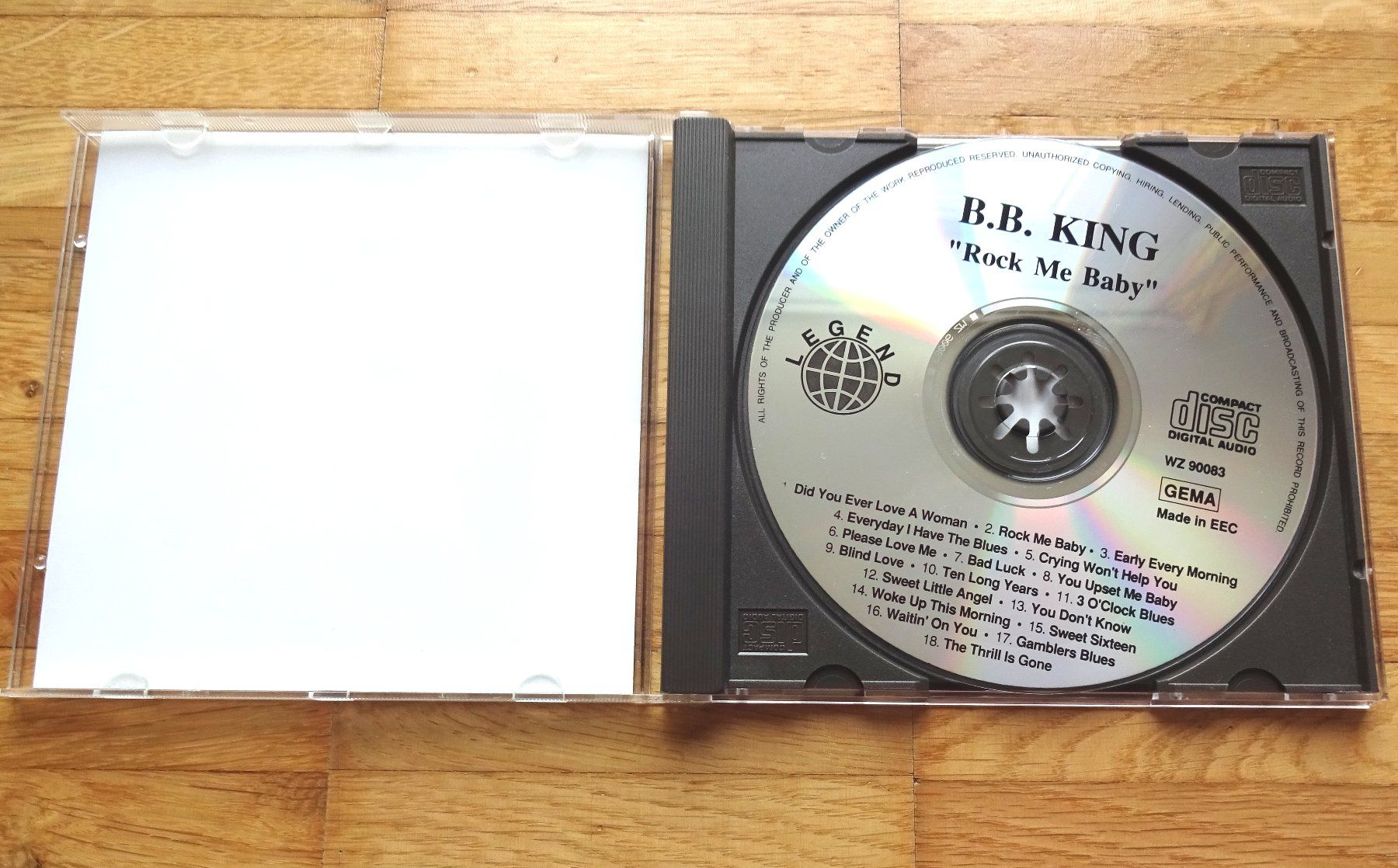 CD: B.B. King: Rock Me Baby – Usato da St.Gallen venduto da Paddington11 2