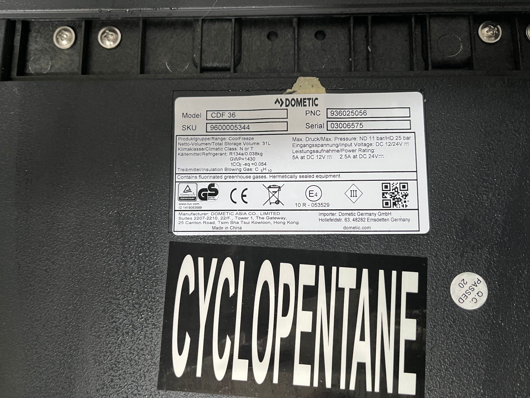 Dometic Frigoriferi & Refrigeratori: Dometic Kühlbox CoolFreeze CDF 36 - unbenutzt – Nuovo (secondo la descrizione) da Ibach venduto da Pakopako 4