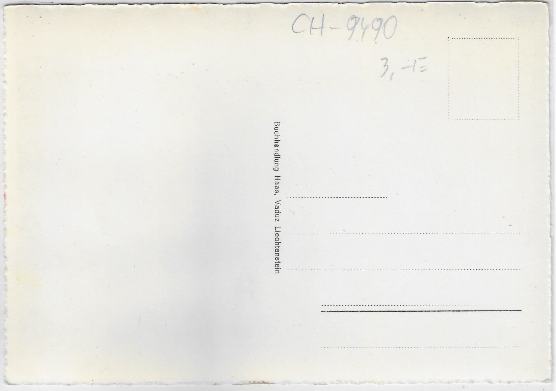 Cartoline postali: Vaduz - Rotes Haus – Usato da Ettingen venduto da Kartenplanet 1