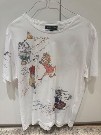 Burberry T-Shirt Grösse L - Cartoon Print - Top Zustand!