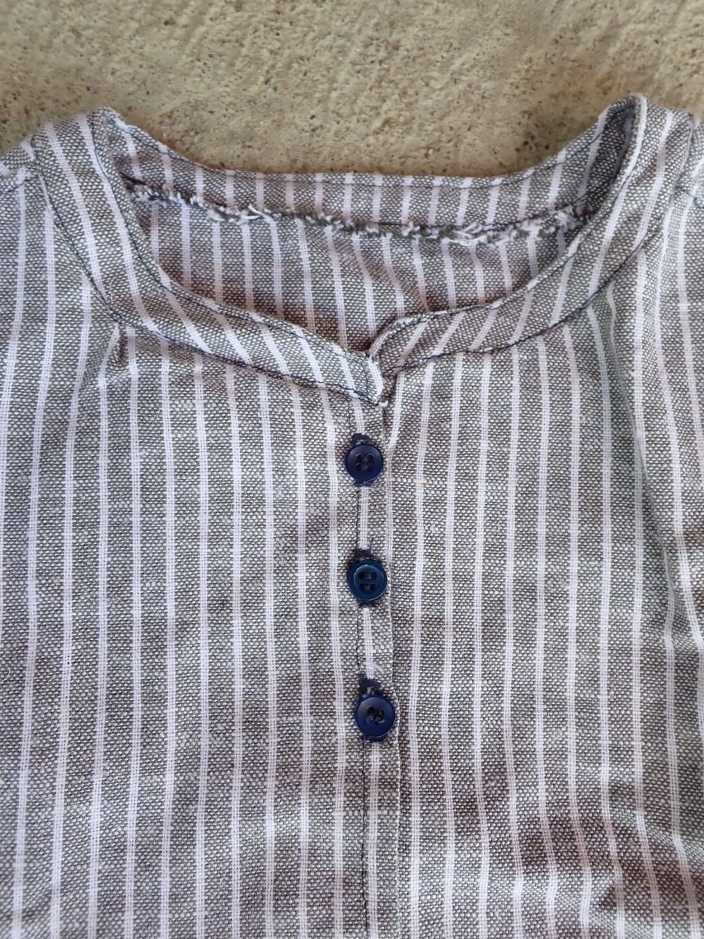 Camicie, T-shirt & Polo: Michel-Hemd aus Leinen NEU 116 – Nuovo (secondo la descrizione) da Langnau i. E. venduto da chebsli 3