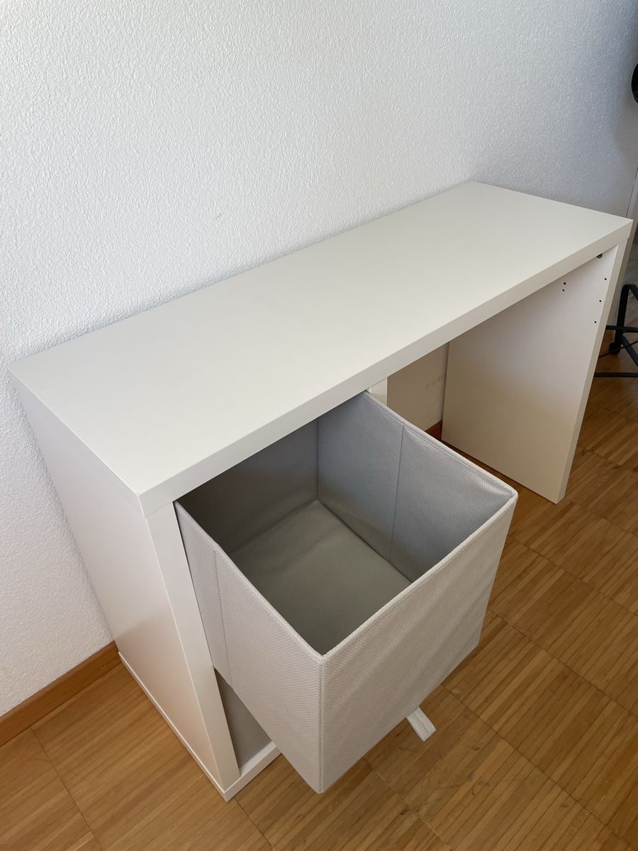 Ikea Schreibtische: KALLAX Schreibtisch weiss – Neu (gemäss Beschreibung) aus Zürich von jul_x9f6 2