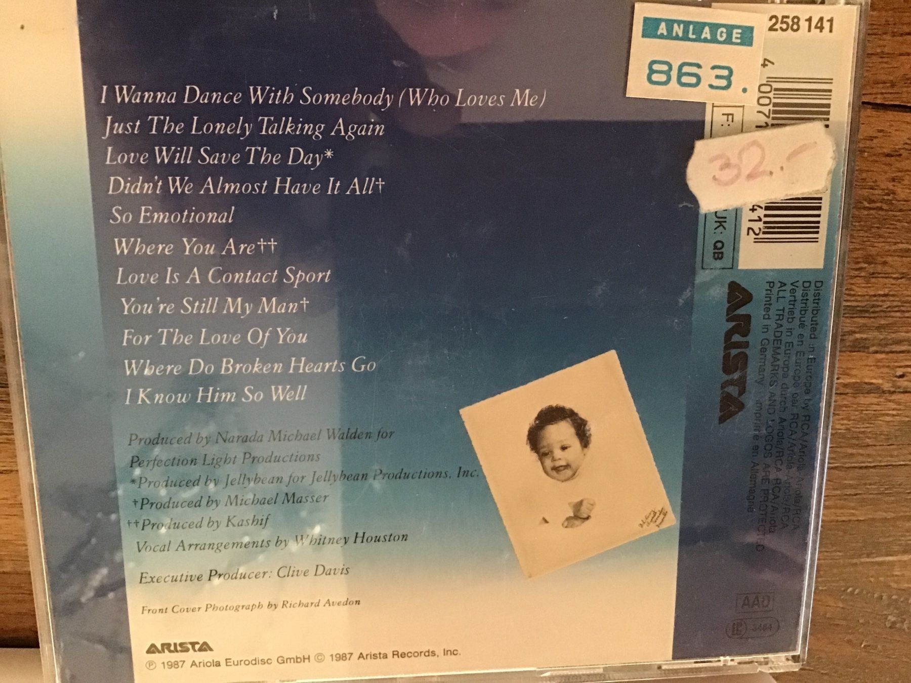 CDs: Whitney Housten – D'occasion à Thierachern par sweden08 1