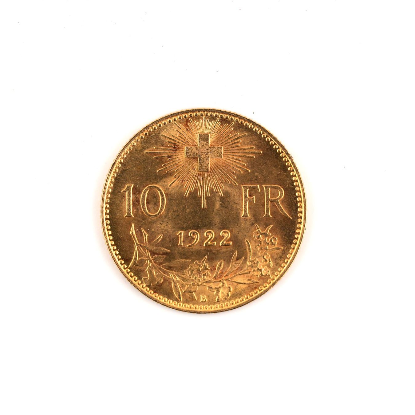Tutti le monete: Goldvreneli 10Fr 1922 – Usato da Basel venduto da Edelmetallhaus.com