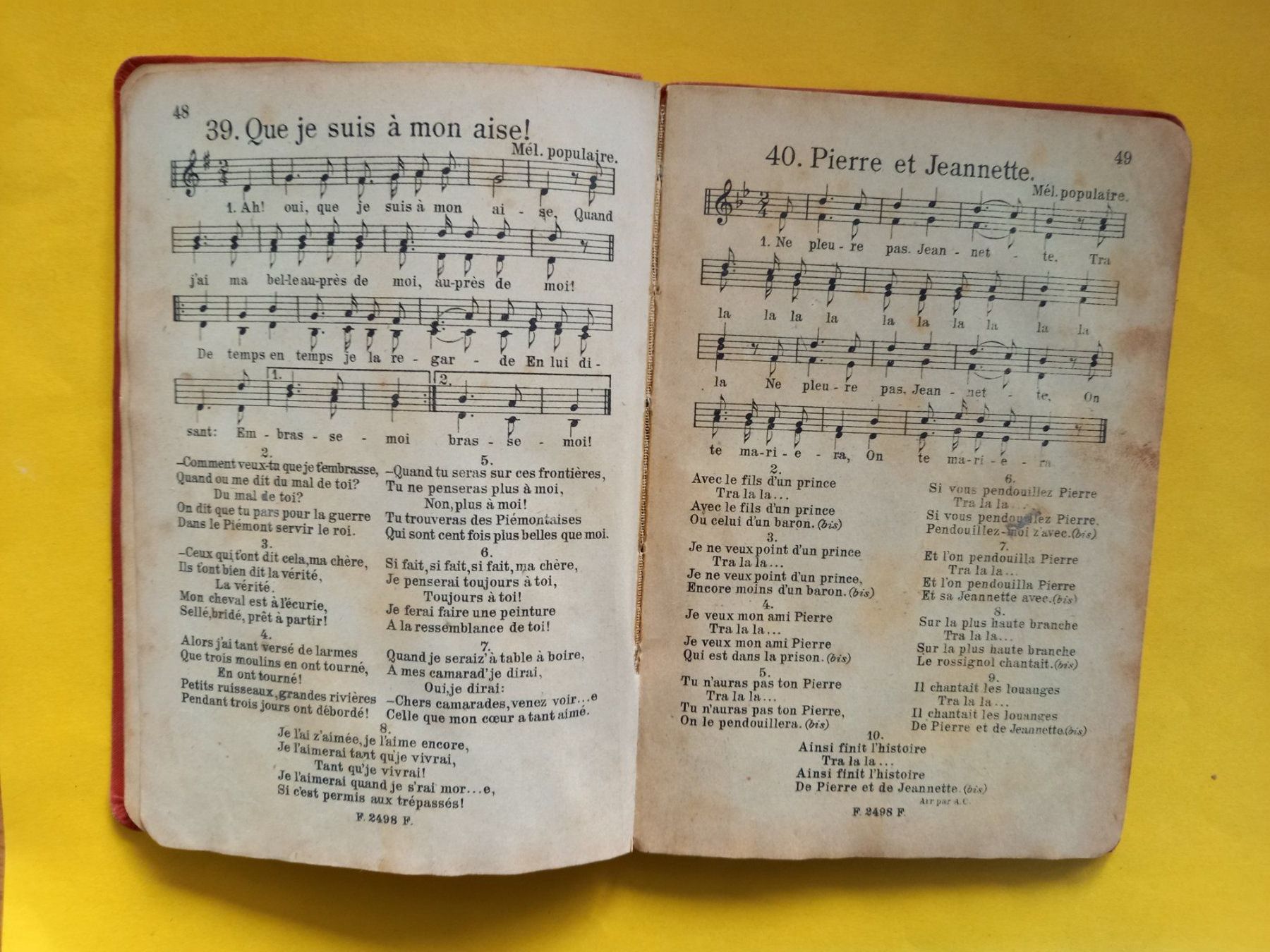 Libri: Chansonnier militaire par le Capitaine A. Cerf – Usato da Rossens FR venduto da Souris1 7
