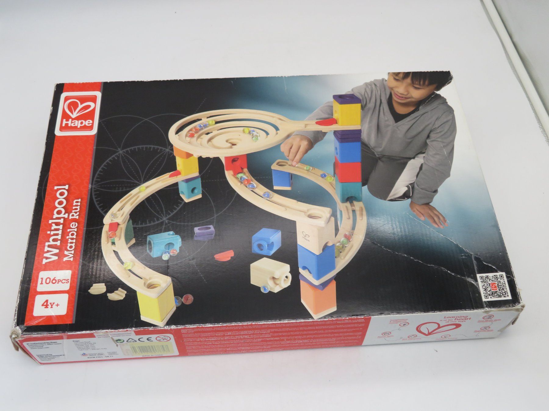 Hape Giocattoli: HAPE Murmelbahn Whirlpool – Usato da Reinach BL venduto da WBZ-Flohmarkt