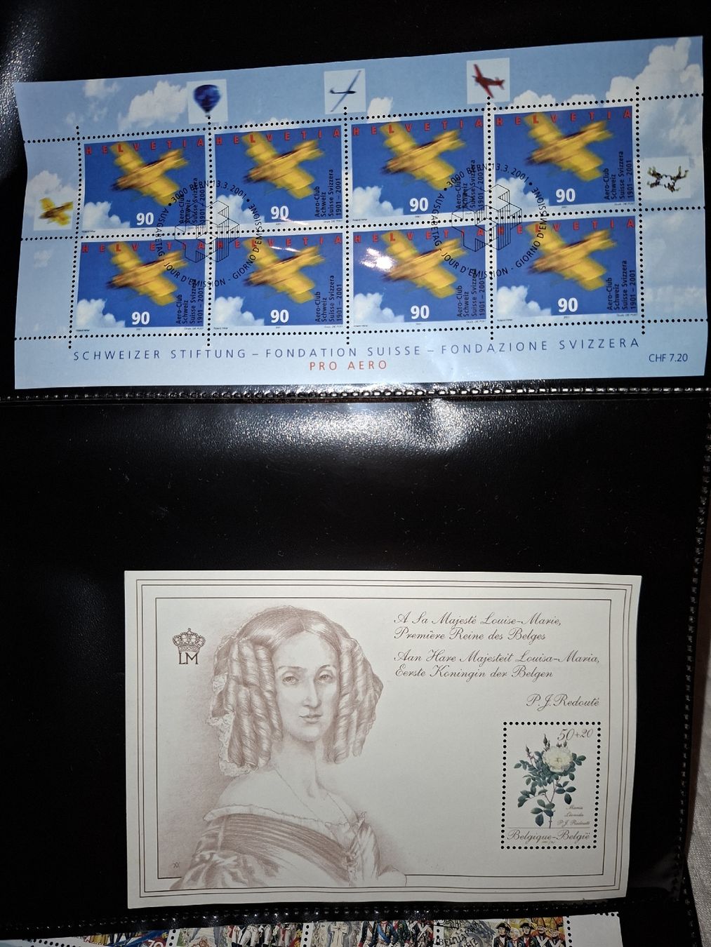 Tous les timbres: 20 Blocks / Kleinbögen Schweiz  – D'occasion à Balgach par SIMEON27 9