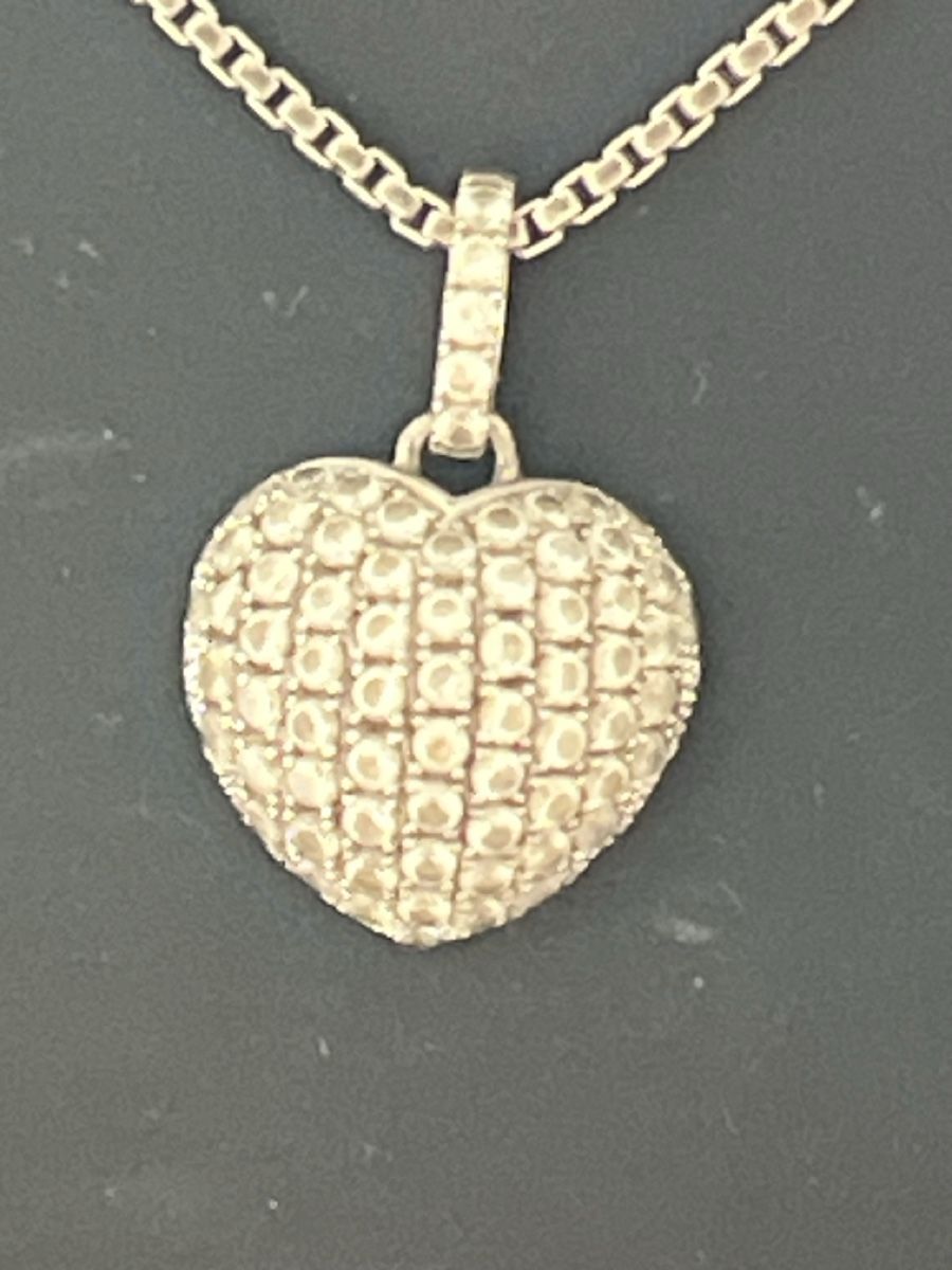 Catenine: Silberkette 925 mit Herzanhänger – Usato da Seon venduto da Sunny-Schmuck78 1
