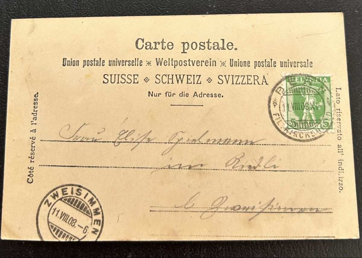 Cartoline postali: AK Reichenstein – Usato da Horw venduto da Tellbub 1