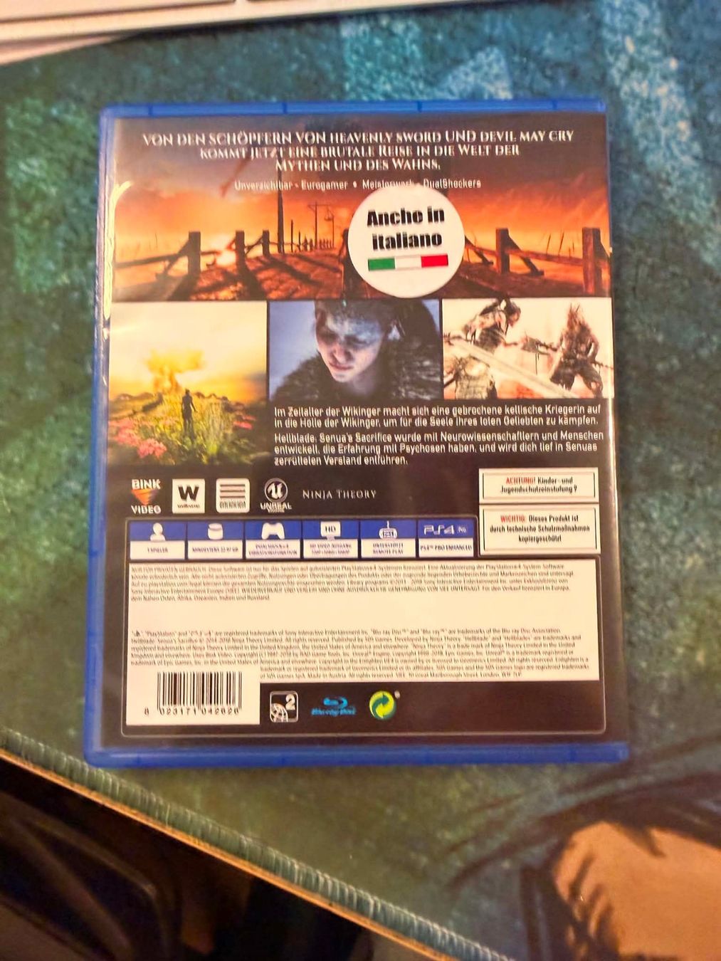 Sony Giochi: Hellblade Senua's Sacrifice Sony Playstation 4 – Usato da Giubiasco venduto da Ticinerd 1