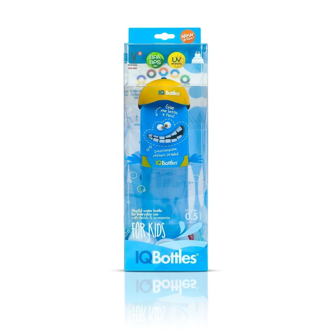 Borracce & Thermos: IQBottles Homeboy Blue, Trinkflasche – Nuovo e nell'imballaggio originale da Wettingen venduto da kochshop 1