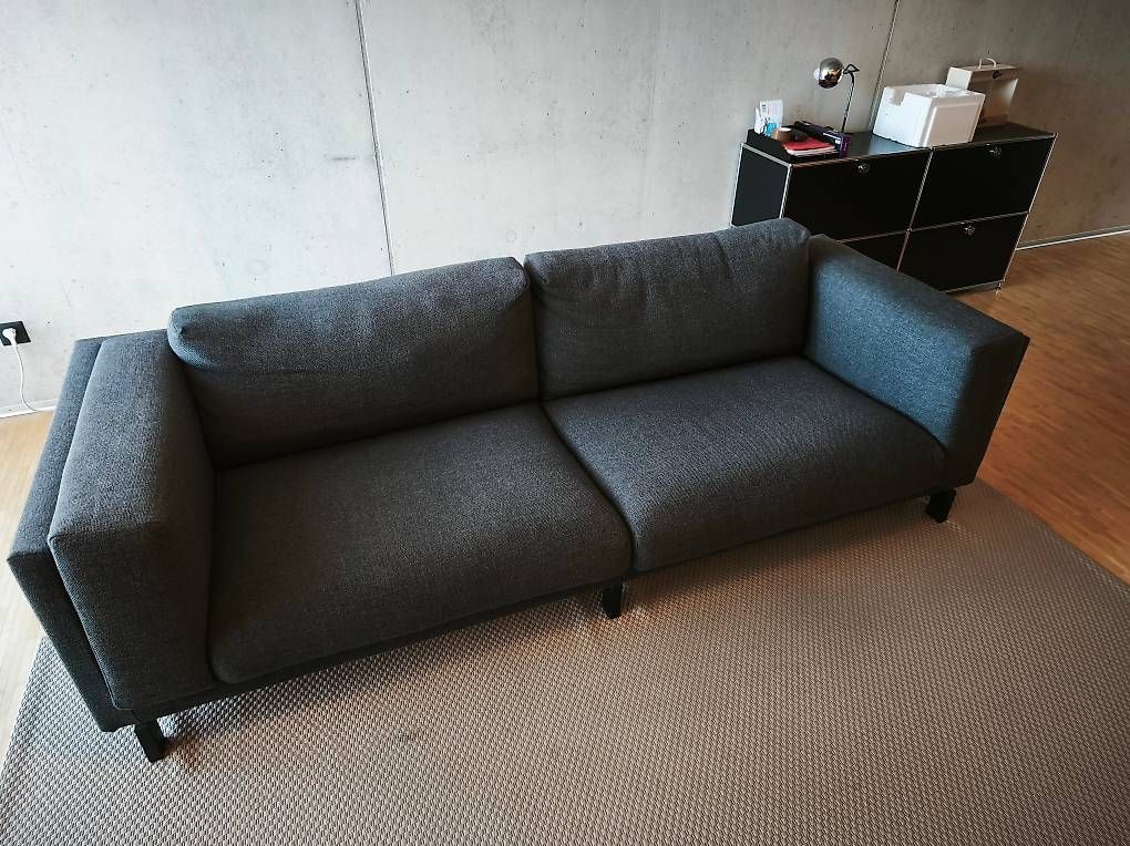 Ikea Sofas: Ikea Nockeby 3er Sofa dunkelgrau – D'occasion à Winterthur par messiha