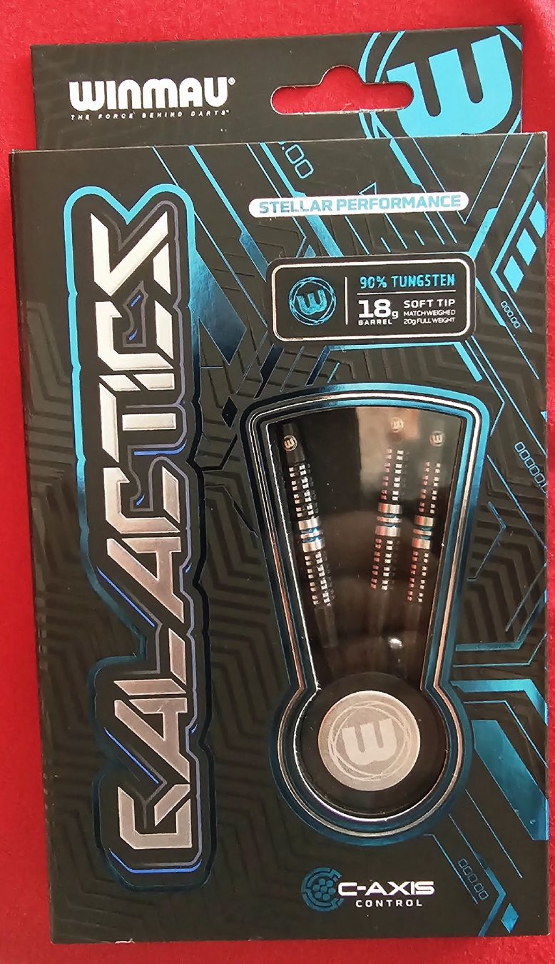 Dart: Winmau Galactics 90% Tungsten Darts, Barel18g, soft tip – Gebraucht aus Emmenbrücke von vla_2xzn