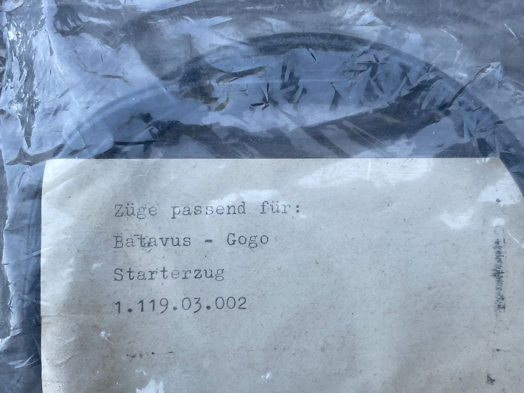 Batavus Ciclomotori: Câble pour starter. – Nuovo e nell'imballaggio originale da Leytron venduto da ACLEONARD01 1