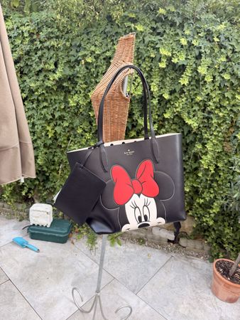 Kate Spade Tasche Minnie Mouse schwarz gepunktet neu