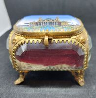 Antike französische Eglomise-Souvenierschatulle