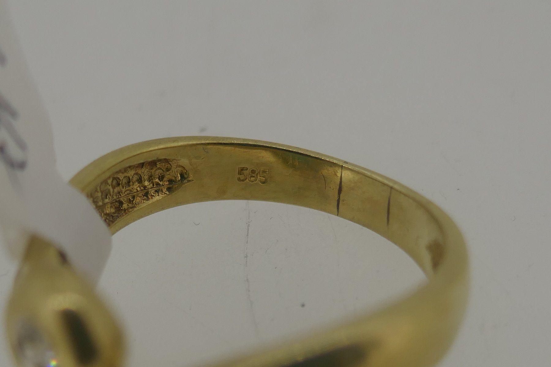 Ringe: Schöner Brillant Smaragd Ring  14 kt. Ringgr. 59 – Gebraucht aus Schaffhausen von swisswatches-andmore 4