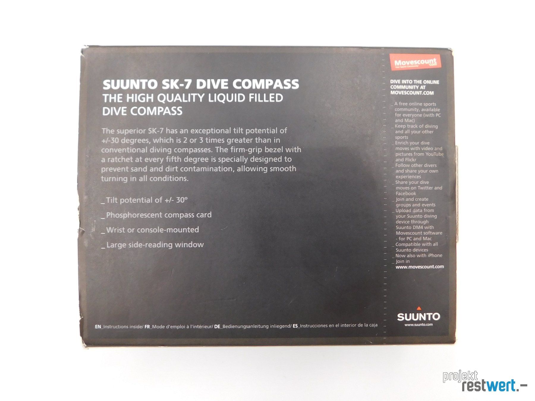 Suunto GPS & Messgeräte: Tauchkompass von SUUNTO – Gebraucht aus Bülach von restwert_buelach 4