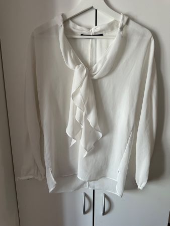 Damen Bluse Zara Basic weiss Grösse S