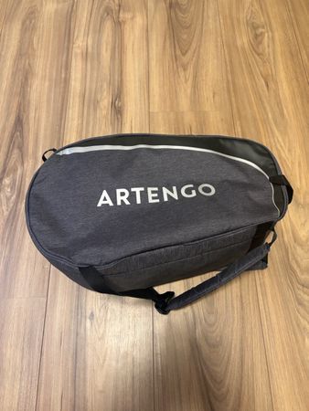 Artengo Tennistasche grau schwarz