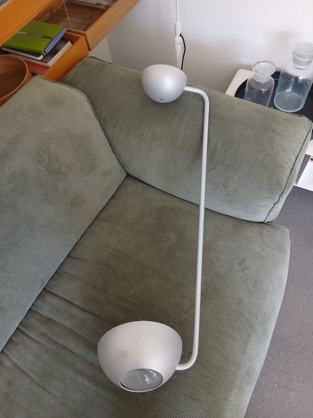 Kronleuchter & Deckenlampen: Italian Design Tronconi Large Ceiling Wall Lamp Gray Silver – Gebraucht aus Zürich von pc2_tc9c