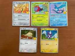 Pokemon Karten Set Holo 30 Jahre (Versand gratis)