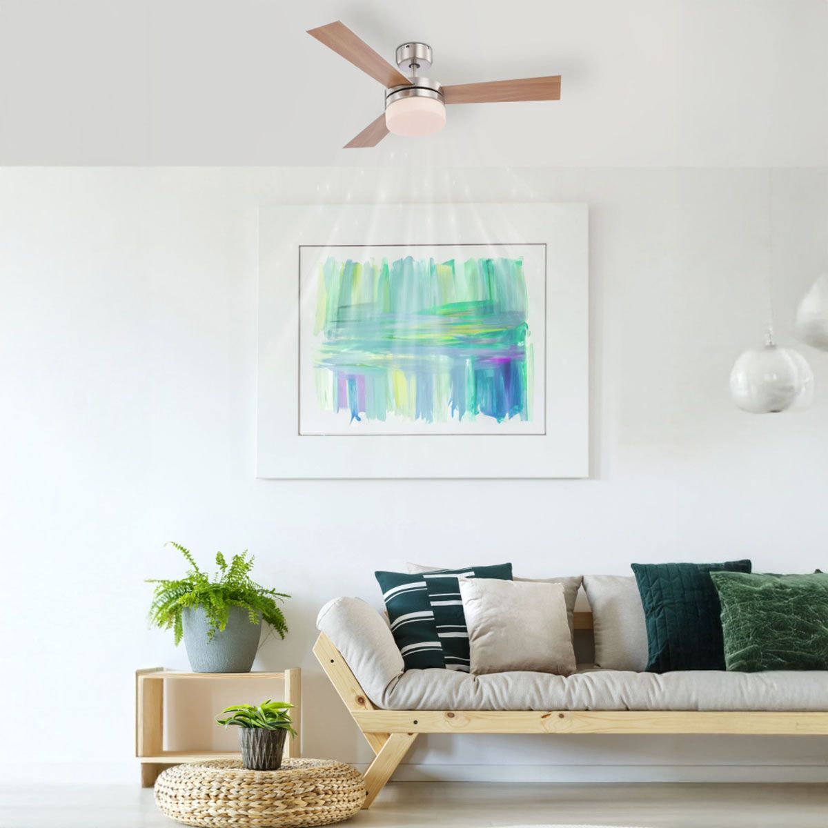 Kronleuchter & Deckenlampen: Deckenleuchte,Ventilator, 105 cm Ø – Neu (gemäss Beschreibung) aus Kreuzlingen von Smart-Light 2