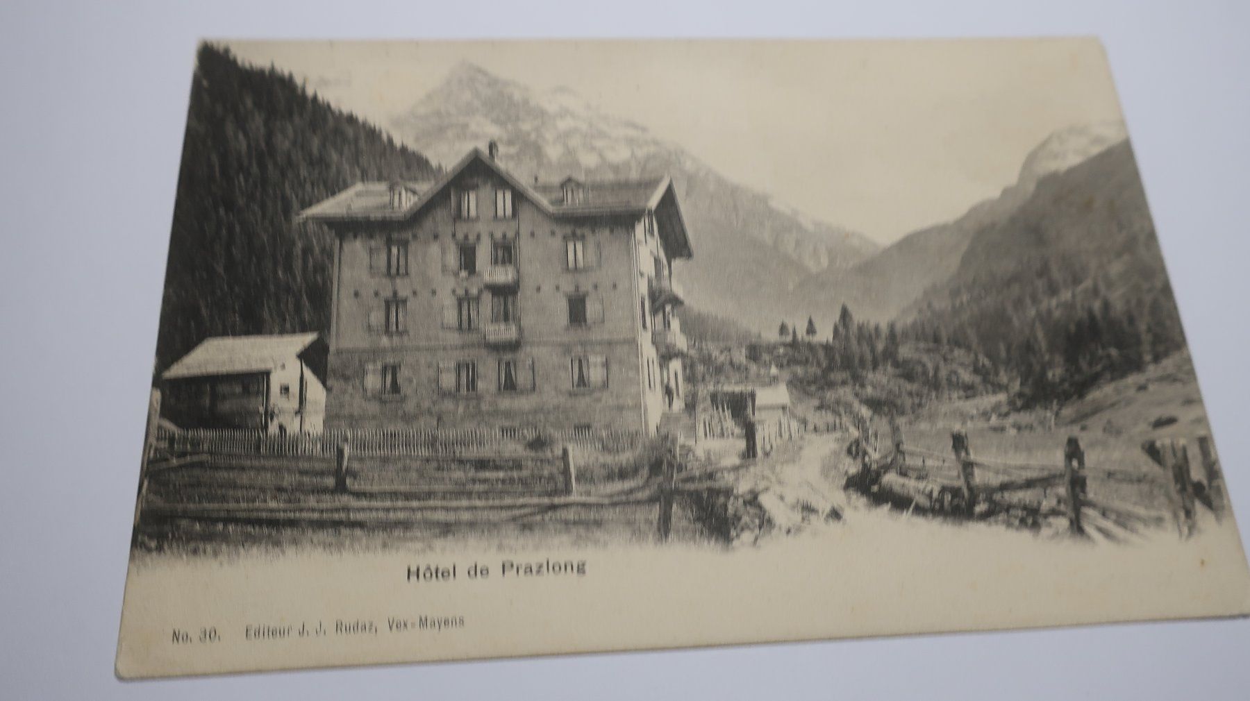 Ansichtskarten: Hôtel de Prazlong  1904 – Gebraucht aus Cormoret von Pascalll2001 1