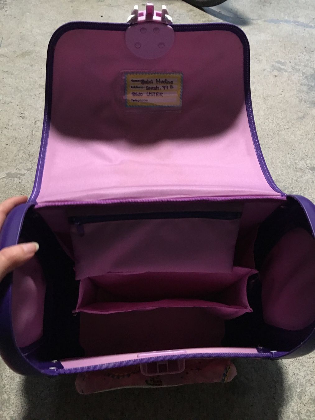 Borse & Zaini: Schulthek Primarschule Kinderrucksack Lila-rosa – Usato da Greifensee venduto da sinnamonroll 2