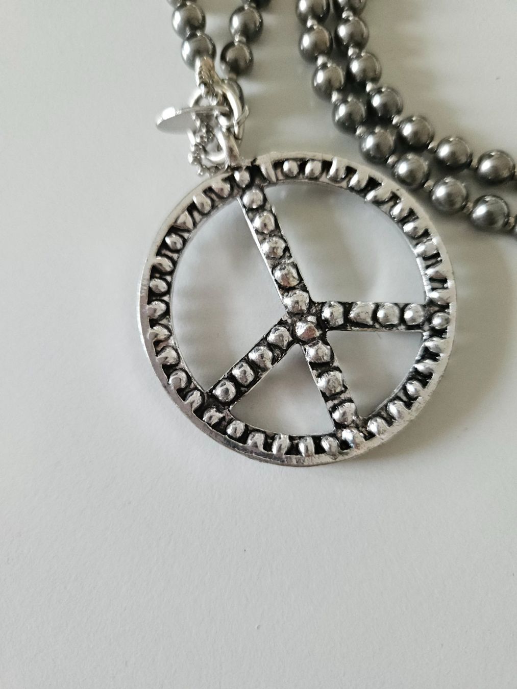 Ketten: Friedenszeichen Kette, Modeschmuck Peace – Gebraucht aus Urdorf von Colina 4