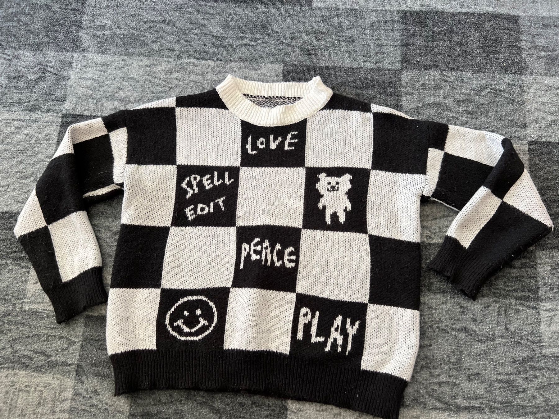 Maglioni & Felpe: Strick Pulli Pullover Schwarz weiß Gr S - M – Usato da Frenkendorf venduto da Style365 3