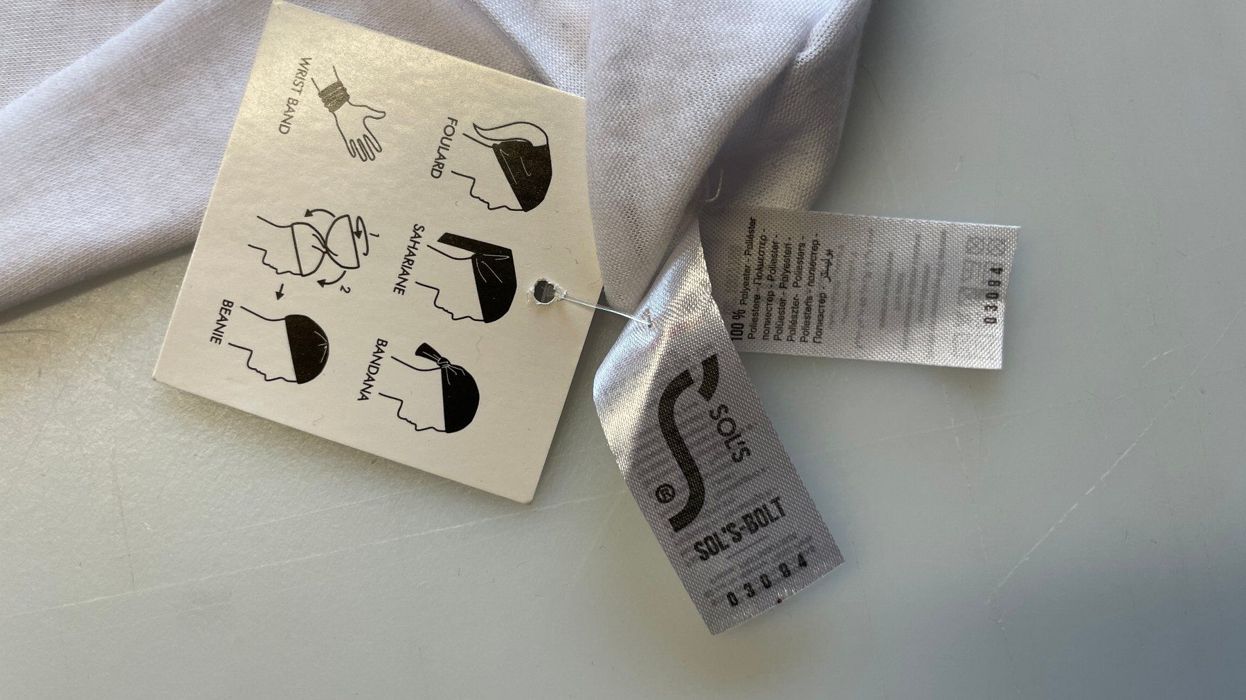 Foulards & écharpes: SOL'S BOLT MULTIFUNCTIONAL NECK WARMER weiss – Neuf (Voir description) à Glattfelden par cybermaxx 1