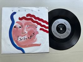 YELLO rare tolle Single Of course I'm lying UK SWISS Kult