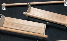 Ikea NEREBY Set, 2 x Wandregal 1 x Stange Birke