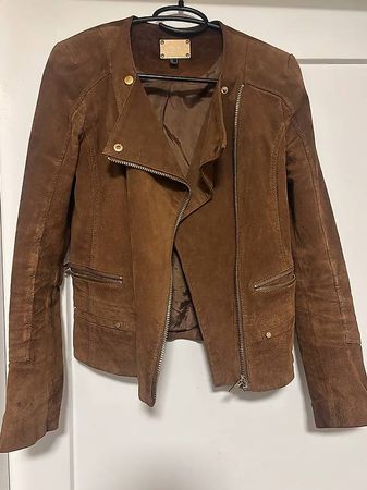 Kunstleder Damen Jacke MANGO