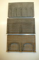 Spur N: 3xverschiedene Mauerplatten