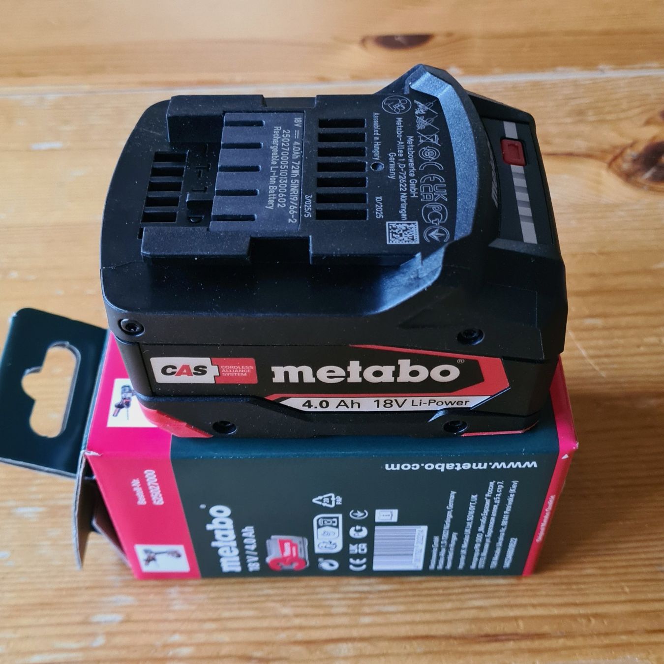 Metabo Caricatori & Batterie: Metabo Akku 18V 4Ah – Nuovo e nell'imballaggio originale da Lenk im Simmental venduto da Ramto0 3