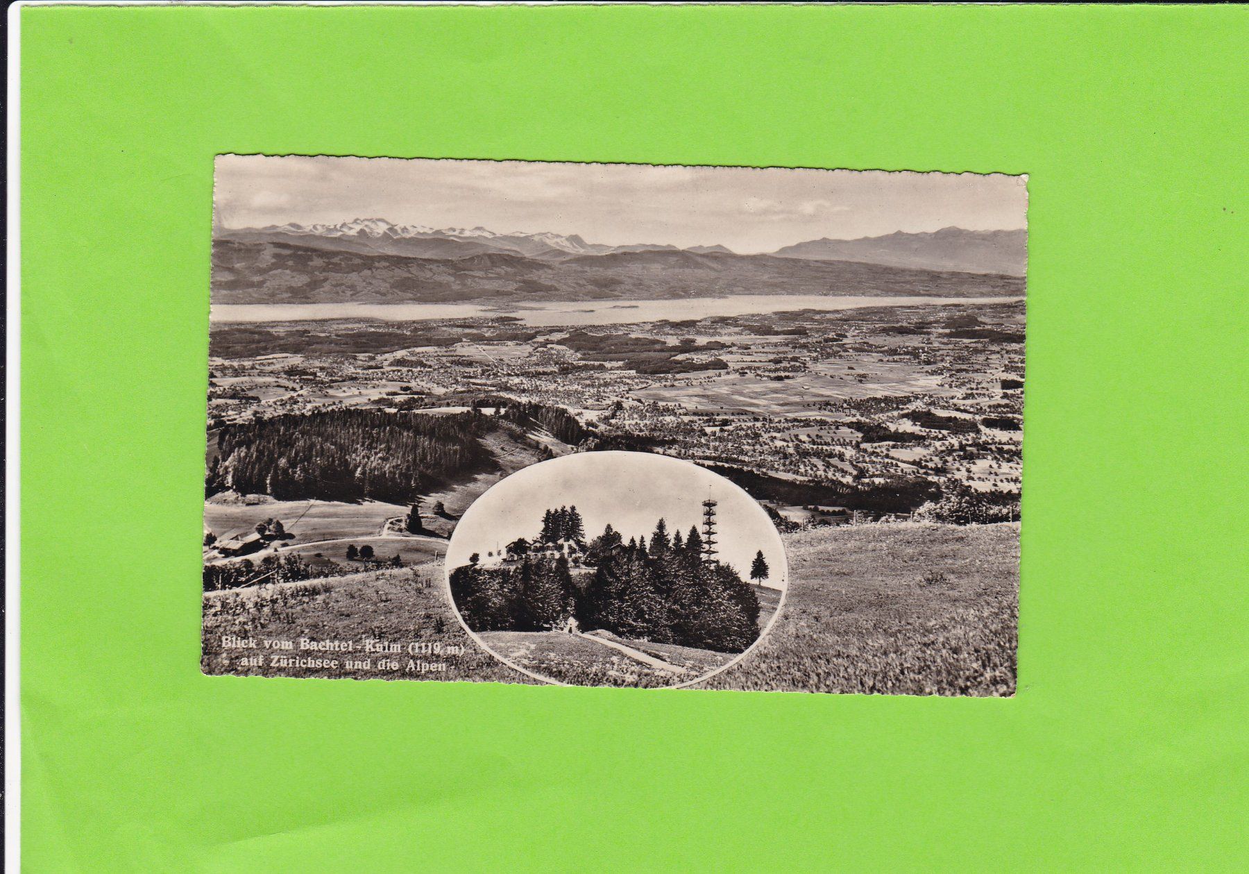 Cartoline postali: Blick vom Bachtel Kulm – Usato da St. Peterzell venduto da neckertal