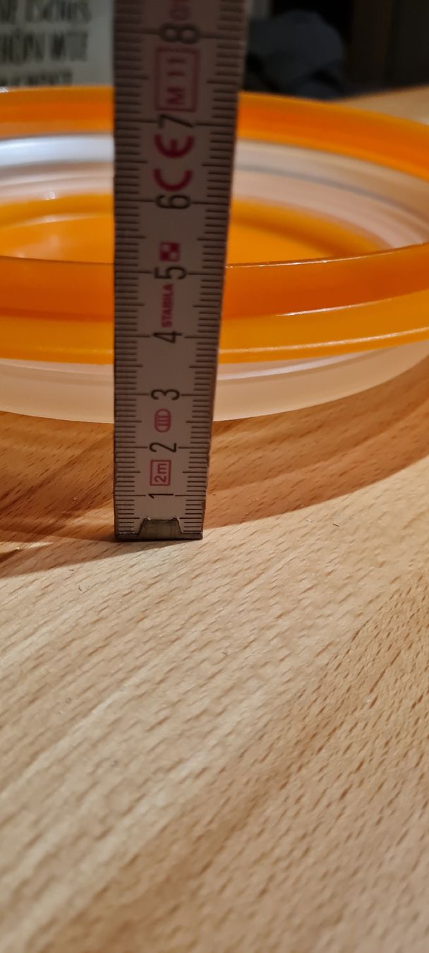 Tupperware Contenitori & Simili: Tupperware Schüssel faltbar Orange - neu – Nuovo (secondo la descrizione) da Münsingen venduto da Cuci31 4