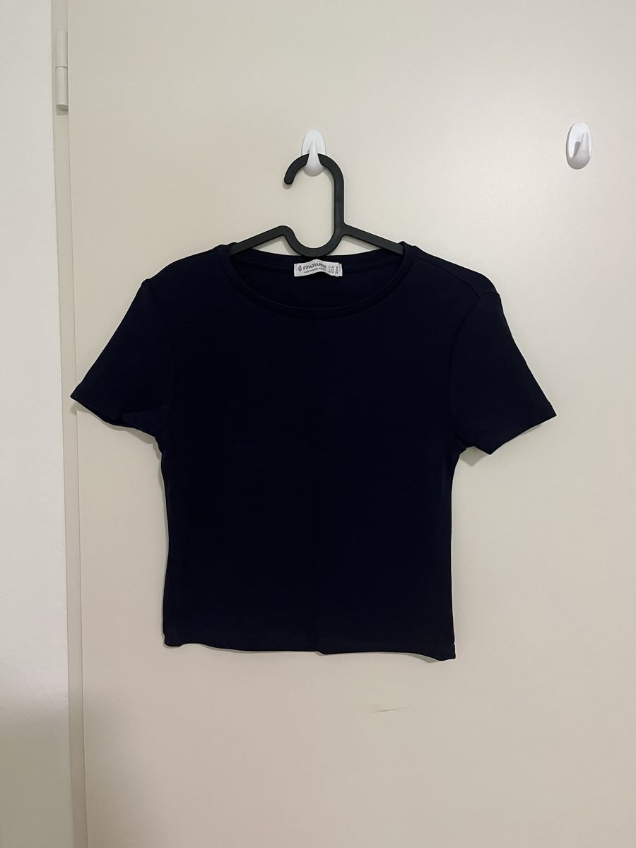 Stradivarius Top: navy blue stradivarius crop top – Usato da Füllinsdorf venduto da si.ja.35