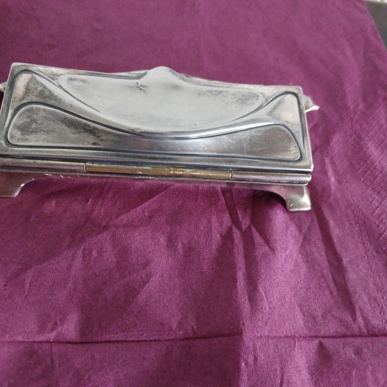 Barattoli: Jugendstil Briefmarkenbox WMF – Usato da Abtwil SG venduto da luupsy 3
