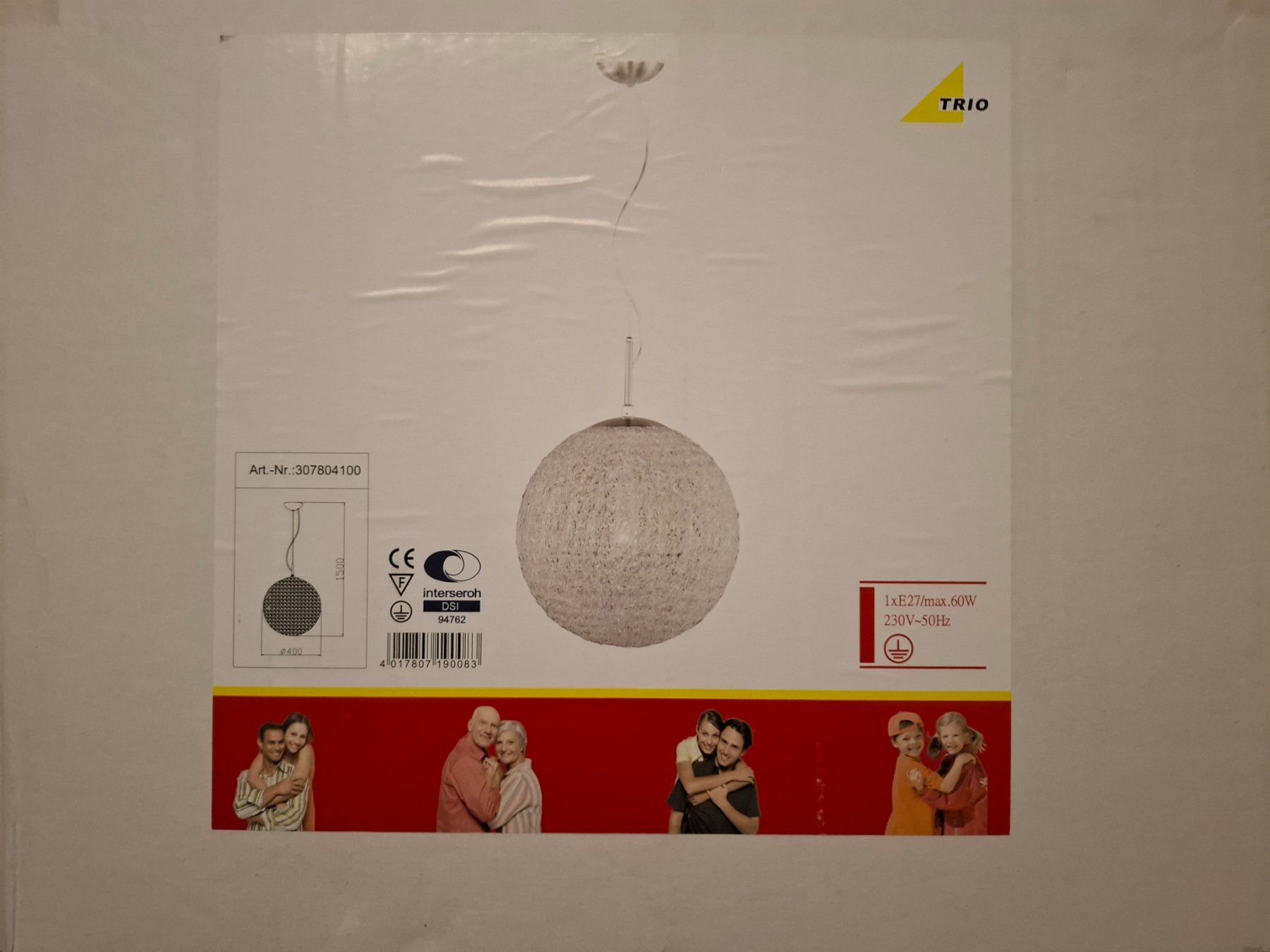 Lampadari & plafoniere: Trio Kugel-Hängelampe, Neu – Nuovo (secondo la descrizione) da Oberweningen venduto da Hermes010 2