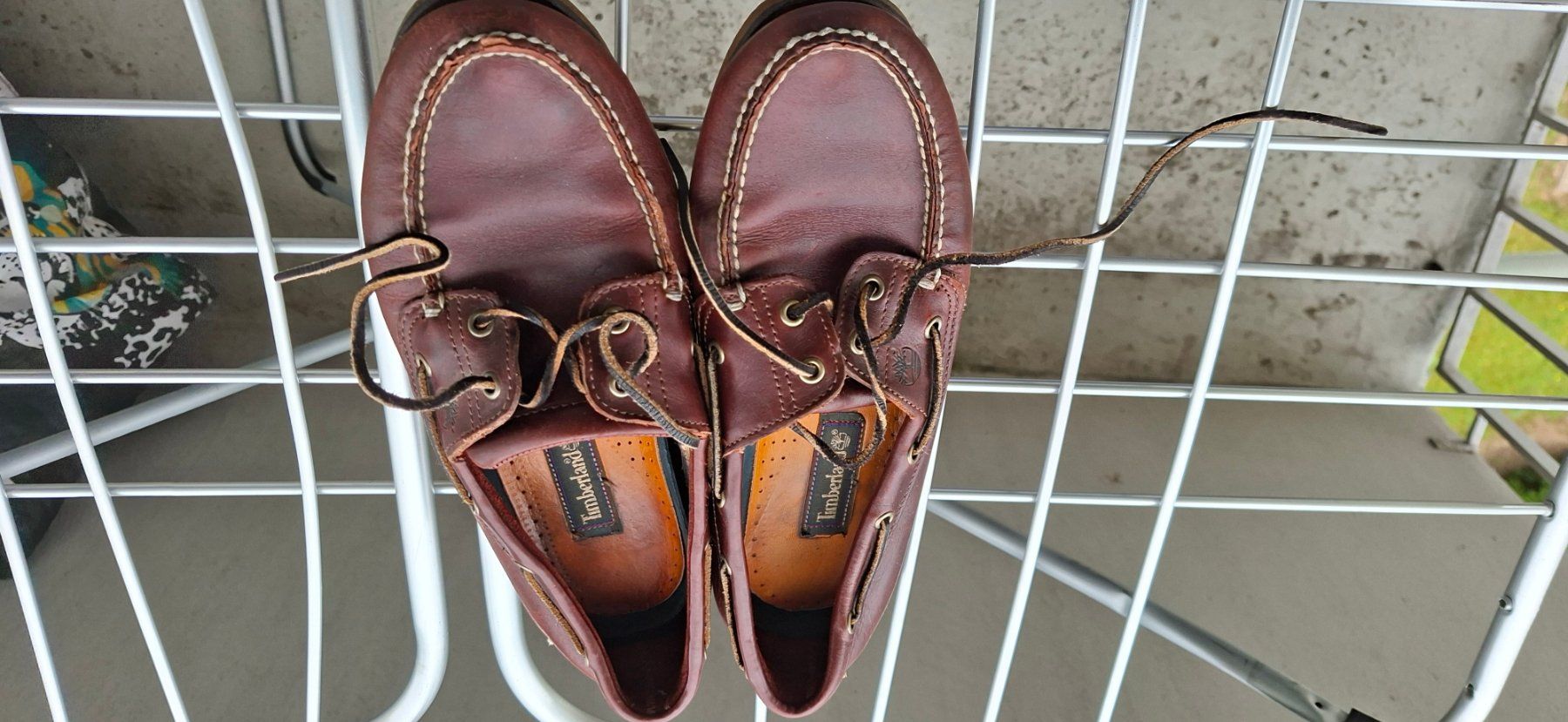 Timberland Scarpe da uomo: Timberland Schuhe Braun Leder/ Gr. 45 – Usato da Kloten venduto da Ros73