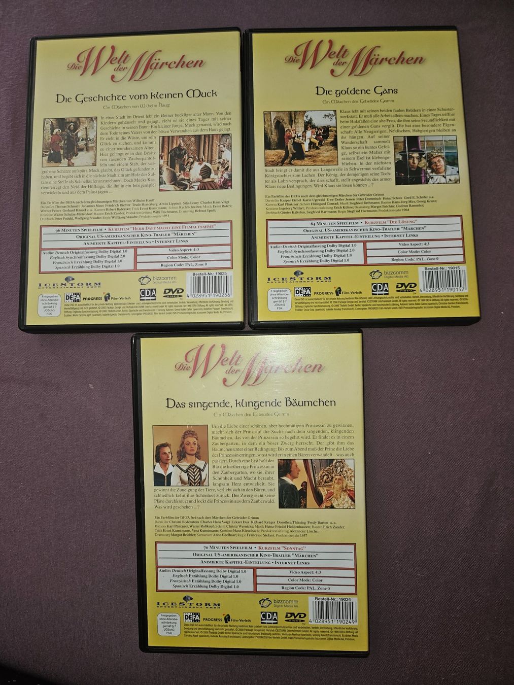 Tous les DVDs: 3 Märchenfilme – D'occasion à Thun par Shame 1