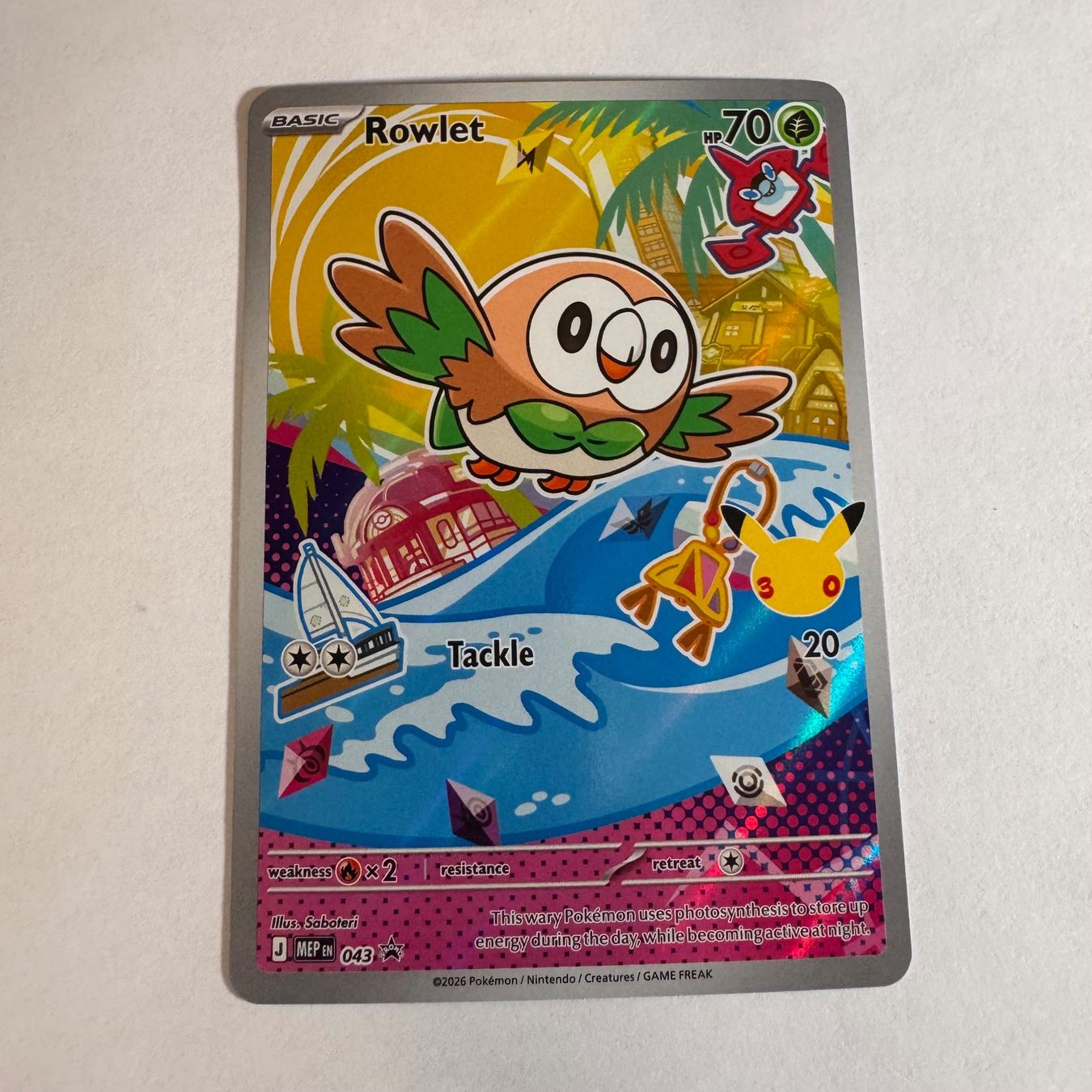 Pokémon Sammelbilder & Trading cards: Pokémon - MEP - Rowlet 43 - ENG – Neu (gemäss Beschreibung) aus Staad SG von miaCards