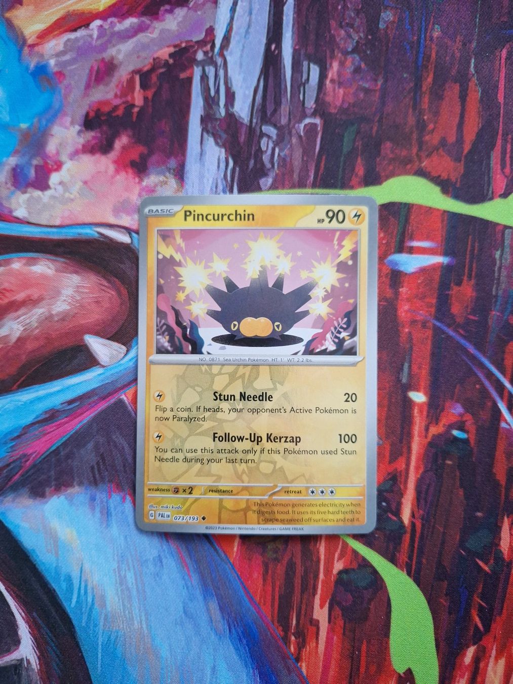 Pokémon Carte collezionabili: Pincurchin - Reverse Holo - Pokemon Paldea Evolved – Usato da Altstätten SG venduto da GGsGameshop