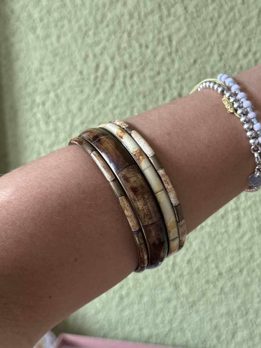 Bracciali & Braccialetti: Boho Chic Bangles Stackable Bracelets Set of 5 Biker Style – Usato da Zürich venduto da olalinda 3