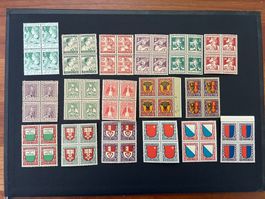 Pro Juventute Sammlung 1913-1957 Viererblock postfrisch 1a