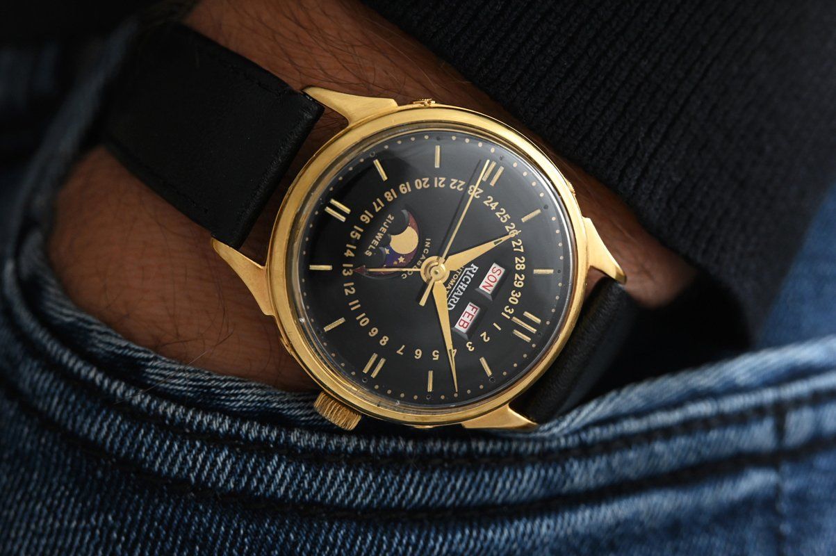 Orologi: Richard Datora Triple Calendar Moonphase Caliber AS 1402N – Usato da Eschert venduto da Watchlegend 6