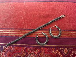 Armband mit Ohrringen oriental style